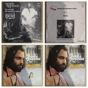Discos de vinil: Demis Roussos - Lote 2 Singles